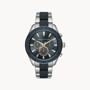 Armani Exchange 男士 手表 44MM 不锈钢 石英机芯   AX1815