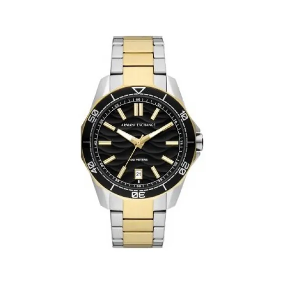 Armani Exchange 44MM 不锈钢 石英机芯 男士 腕表 AX1956