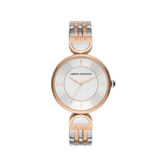 Armani Exchange 38 mm 不锈钢 石英机芯 女士 腕表 AX5383