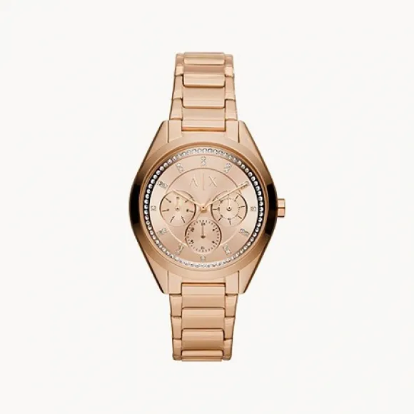 Armani Exchange 女士 手表 38MM 不锈钢 石英机芯   AX5658