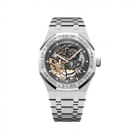 爱彼/Audemars Piguet  皇家橡树系列 18k白金  男表 15412BC.ZZ.1220BC.01