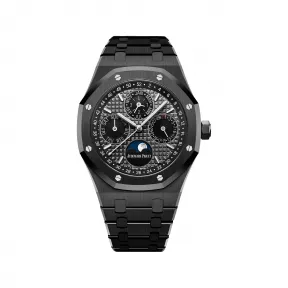 爱彼/Audemars Piguet  皇家橡树系列 黑色陶瓷  男表 26579CE.OO.1225CE.01
