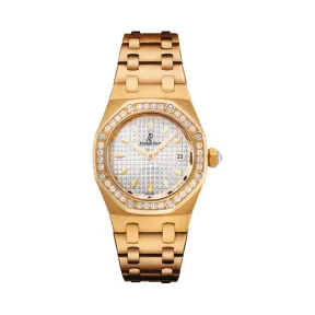 爱彼/Audemars Piguet  皇家橡树系列 18k黄金镶钻  女表 67601BA.ZZ.1230BA.01