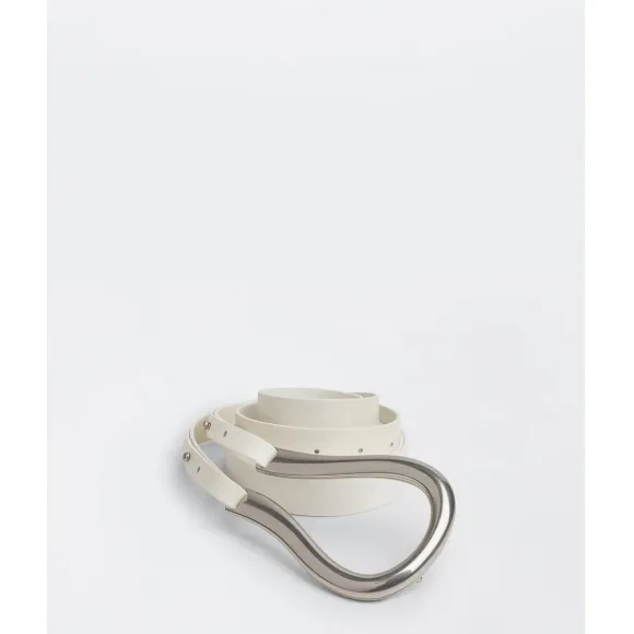 葆蝶家/Bottega Veneta WHITE 女款 腰带 577040VMAU19007