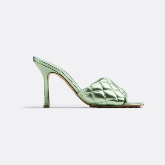 葆蝶家/Bottega Veneta 开心果 100% 羊皮 女士 软垫穆勒鞋 592015V27M03505