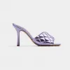 葆蝶家/Bottega Veneta 紫藤 100% 羊皮 女士 软垫穆勒鞋 592015V27M05119