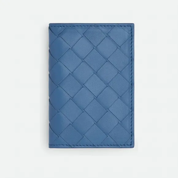 葆蝶家/Bottega Veneta Intrecciato编织翻盖卡包 592619VCPQ64219