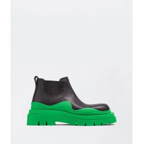 葆蝶家/Bottega Veneta BLACK / GRASS 女款 切尔西靴 630300VBS501477