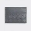 葆蝶家/Bottega Veneta 闪电灰 羊皮革/牛皮革 女士 信用卡包 635042VCPP31233
