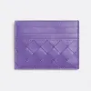 葆蝶家/Bottega Veneta 紫色 羊皮革/牛皮革 女士 信用卡包 635042VCPP35311