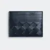 葆蝶家/Bottega Veneta 太空灰 羊皮革/牛皮革 女士 信用卡包 635042VCPP38837