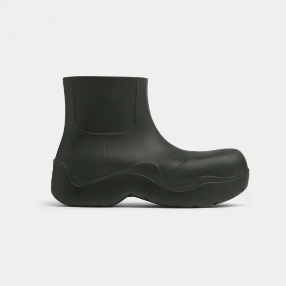 葆蝶家/Bottega Veneta 原野绿 100% 橡胶 男士 puddle踝靴 640043V00P03223