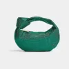 葆蝶家/Bottega Veneta 祖母绿 刺绣面料 女士 mini jodie迷你手提包 651876V23W03111