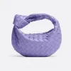 葆蝶家/Bottega Veneta 紫藤色 羊皮革/牛皮革 女士 mini jodie迷你手提包 651876VCPP54214