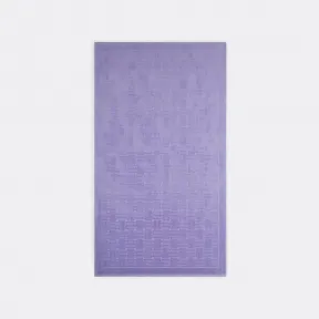 葆蝶家/Bottega Veneta 紫藤色 100% 棉 女士 intreccio编织图案棉质毛圈沙滩毛巾 6526873V1065117