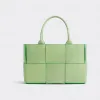 葆蝶家/Bottega Veneta 淡绿色 / 鹦鹉绿 100% 水牛皮 女士 小号arco tote托特手袋 652867V1Q713880