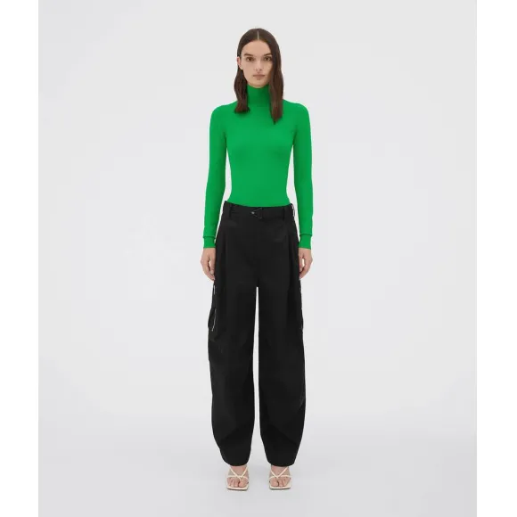 葆蝶家/Bottega Veneta 鹦鹉绿 83% 粘胶纤维 17% 涤纶 女士 毛衣 672720V09V04809