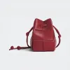 葆蝶家/Bottega Veneta DARK RED 女款 水桶包 680217VCQC46358