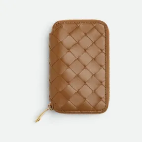 葆蝶家/Bottega Veneta Intrecciato编织拉链钥匙包 689522VCPP22650