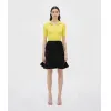 葆蝶家/Bottega Veneta 黑色 88%聚酰胺、12%弹性纤维 女士 短裙 707746VKJ601000