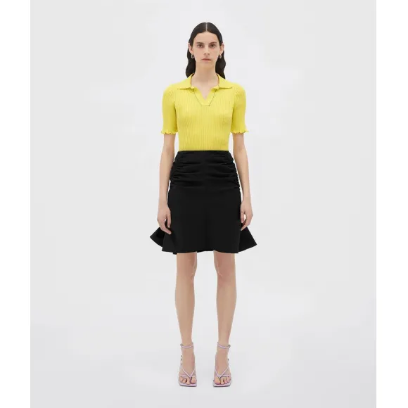 葆蝶家/Bottega Veneta 黑色 88%聚酰胺、12%弹性纤维 女士 短裙 707746VKJ601000