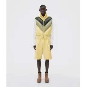 葆蝶家/Bottega Veneta 黄油色 / 洞石色 / 原野绿 100% 羔羊皮革 男士 马甲 707954V23U09190