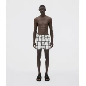 葆蝶家/Bottega Veneta 白色 / 黑色 100% 聚酰胺 男士 泳裤 708143V29C09003
