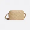 葆蝶家/Bottega Veneta 燕麦色 80%牛皮革、15%聚丙烯、5%涤纶 男士 classic intrecciato 小相机包 710048V0E529762