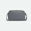葆蝶家/Bottega Veneta 小号Intrecciato编织相机包 710048V2E421276