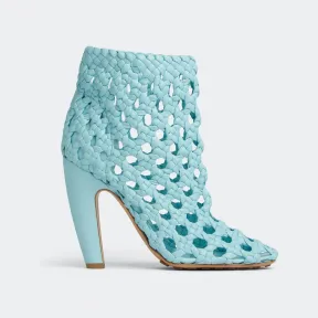 葆蝶家/Bottega Veneta 浅蓝色 羊皮革 女士 canalazzo踝靴 716176V2DS04545