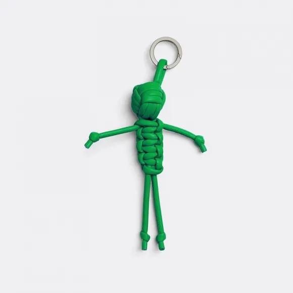 葆蝶家/Bottega Veneta 鹦鹉绿 100% 羊皮革 男士 吊坠 716271V00503724