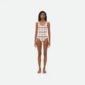 葆蝶家/Bottega Veneta 缩褶尼龙泳衣 729430V2RQ09113