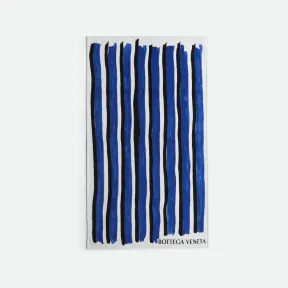 葆蝶家/Bottega Veneta 条纹棉质沙滩毛巾 730014V2PQ04055