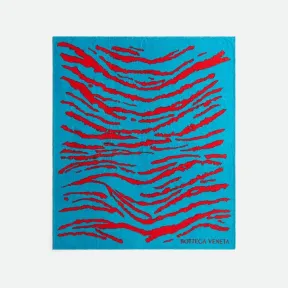葆蝶家/Bottega Veneta 虎纹棉质沙滩毛巾 730031V2PR04461