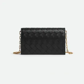 葆蝶家/Bottega Veneta Intrecciato编织链条迷你包 731118VCPP38425