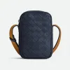 葆蝶家/Bottega Veneta Intrecciato编织拉链手机包 743214VCPQA4049