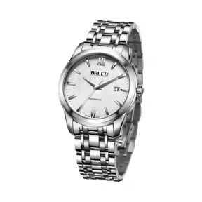 拜戈/Balco 不锈钢表壳 不锈钢表圈 旋入式透视后盖   型动系列 自动机械机芯 男表 1010AM3276M