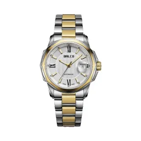 拜戈/Balco 不锈钢表壳 不锈钢圈口电黄金 旋入式透视后盖 型动系列 自动机械机芯 男表 1030AM2846