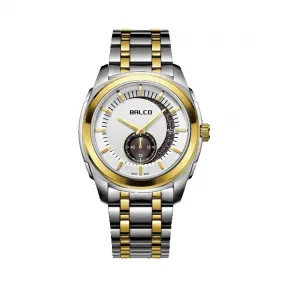 拜戈/Balco 不锈钢表壳 不锈钢圈口电黄金 透视后盖 Mechanical series 自动机械机芯 男表 1030AM2936