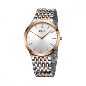 拜戈/Balco 不锈钢表壳 不锈钢表圈电玫瑰金 真情系列 石英机芯 男表 1040Q1544