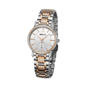 拜戈/Balco 不锈钢表壳 不锈钢表圈间电玫瑰金 真情系列 石英机芯 男表 1040Q3114