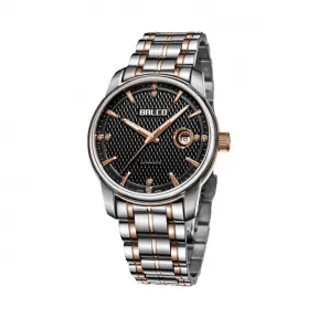 拜戈/Balco 316L精钢PVD玫瑰金色表壳、表圈 机械 自动机械机芯 男表 1041AM3496M
