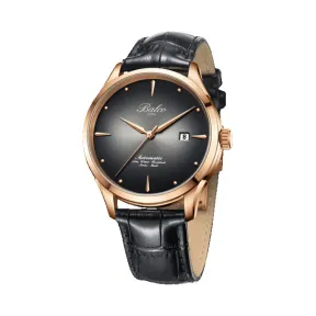 拜戈/Balco 316L精钢PVD玫瑰金色表圈、表壳 机械系列 自动机械机芯 男表 1141AM3596M