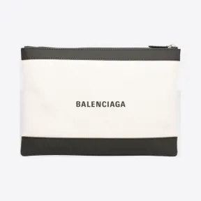 巴黎世家/Balenciaga 男士 NAVY中号手包 373834AQ3BN9260