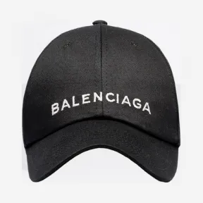 巴黎世家/Balenciaga Black / White Balenciaga棒球帽 45331217mr