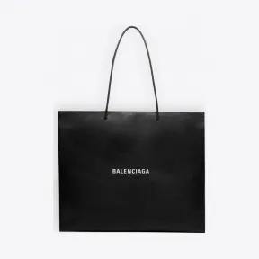 巴黎世家/Balenciaga ‎男士‎ ‎黑色 ‎ ‎竖版大号购物袋 ‎ | Balenciaga 482543-0AI1N-1060