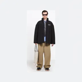 巴黎世家/Balenciaga 夹棉风衣 - 黑色 | 男士大衣 487262-TVD13-1000