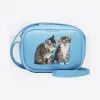 巴黎世家/Balenciaga ‎女士‎ ‎TURQUOISE ‎ ‎超小号猫咪印花日常摄影包 ‎ | Balenciaga 489809-D6WEN-4660