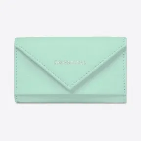 巴黎世家/Balenciaga 女式纸质钥匙包，配蓝色开口环 499204DLQ0N3914