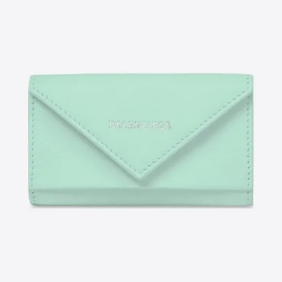 巴黎世家/Balenciaga 女式纸质钥匙包，配蓝色开口环 499204DLQ0N3914